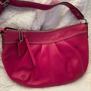 Coach pink shoulder bag